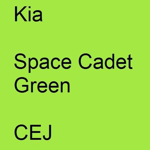 Kia, Space Cadet Green, CEJ.